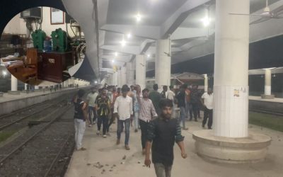 রাবি শিক্ষার্থীকে মারধরের অভিযোগ: রাজশাহী রেলস্টেশনে ভাঙচুর,ট্রেন চলাচল স্বাভাবিক