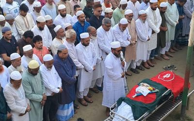 রাষ্ট্রীয় মর্যাদায় বীর মুক্তিযোদ্ধা ও সাংবাদিক শফিকুর রহমানের দাফন সম্পন্ন