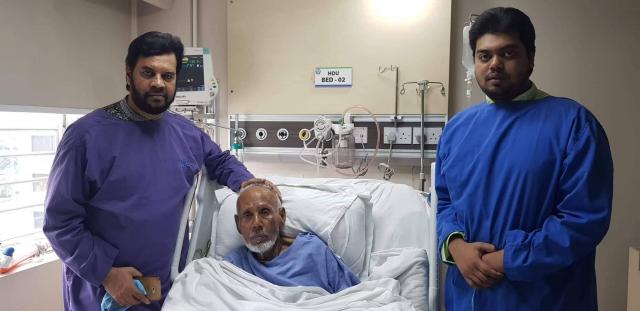 ঈদের দিন হাসপাতালে এ টি এম শামসুজ্জামান