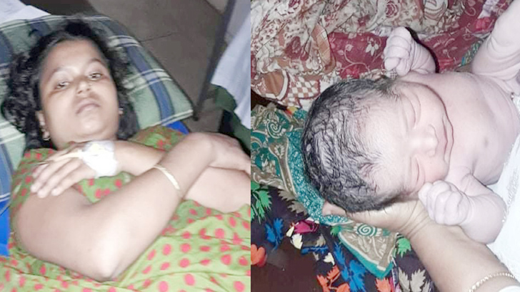 চিকিৎসা দেয়নি হাসপাতাল,অতঃপর সড়কে জন্ম নিলো সন্তান