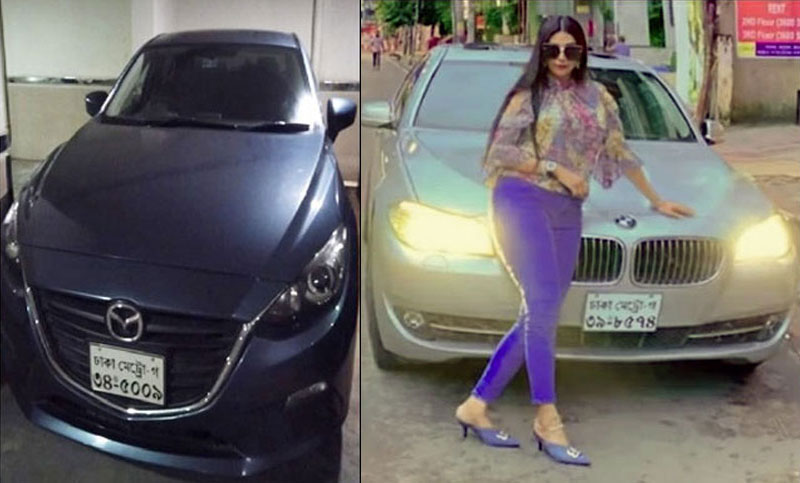 গাড়িটির মালিক পিয়াসাই, জুলাইয়ে তার নামে নিবন্ধিত করে বিআরটিএ