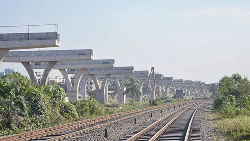 রেলপথ সম্প্রসারণে বাধা হয়ে দাঁড়াচ্ছে ঢাকা এলিভেটেড এক্সপ্রেসওয়ে