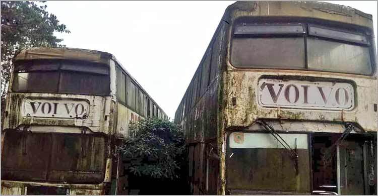 কোটি টাকার ভলভো বাস ভাঙারিতে বেচলো বিআরটিসি