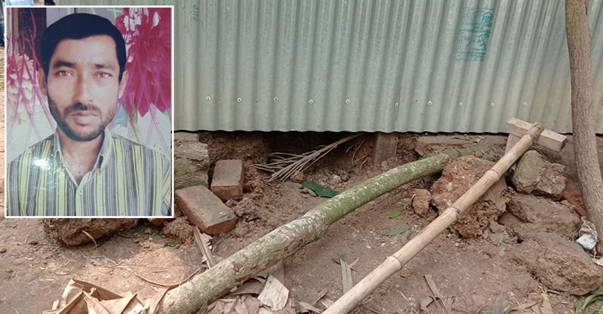 সিঁধ কেটে ঘরে ঢুকে চালককে হত্যা: অটোরিকশা ছিনতাই