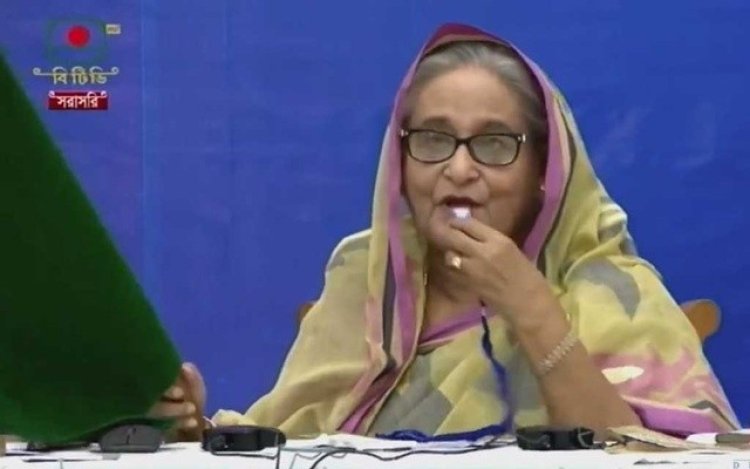 বাঁশি বাজিয়ে-পতাকা তুলে ৪৬ রেল ইঞ্জিন উদ্বোধন প্রধানমন্ত্রীর