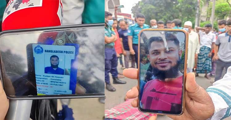রাজধানীতে বাসচাপায় মোটরসাইকেল আরোহী পুলিশ সদস্য নিহত