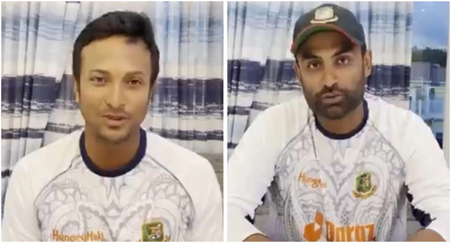 পদ্মা সেতুর জন্য প্রধানমন্ত্রীকে ধন্যবাদ জানালেন সাকিব ও তামিম