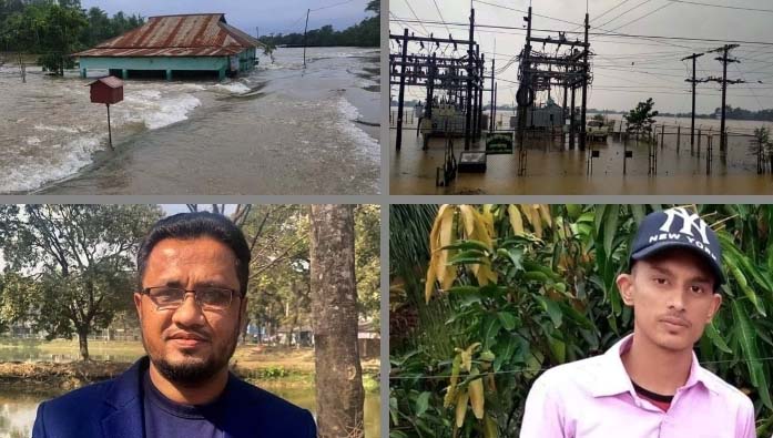 বন্যায় ভেসে গেছে ট্রাকসহ চালক-হেলপার, নিখোঁজ ছাত্র-ব্যাংকার