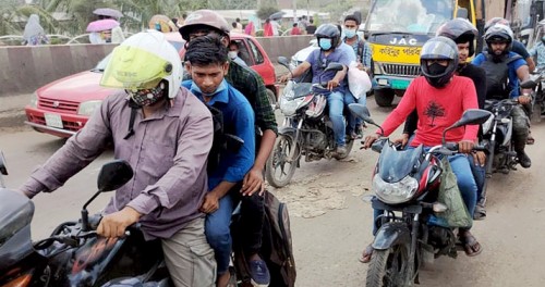 ঈদযাত্রায় মোটরসাইকেল নিষিদ্ধের দাবি