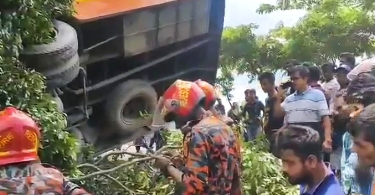 কুমিল্লায় নিয়ন্ত্রণ হারিয়ে গাছের সঙ্গে বাসের ধাক্কা, আহত ২০