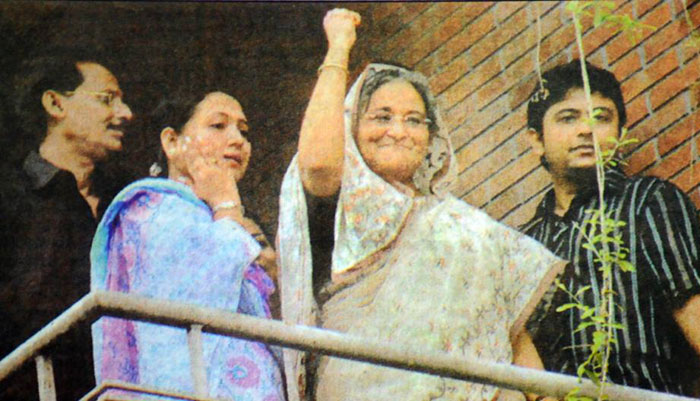 আজ শেখ হাসিনার কারামুক্তি দিবস