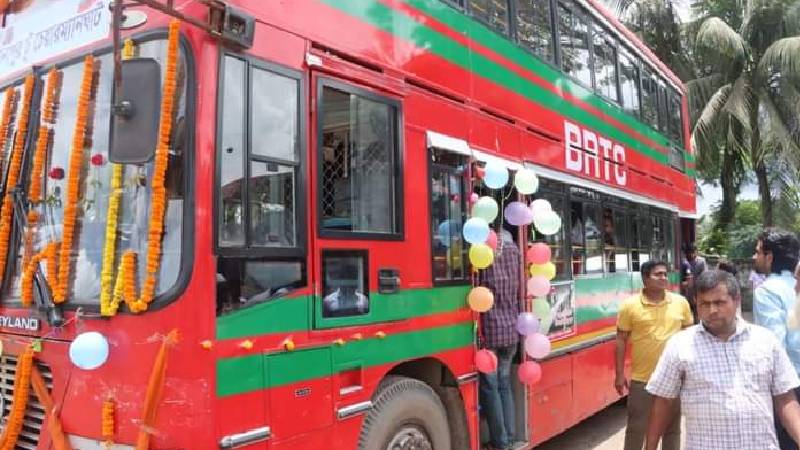 নোয়াখালীতে বিআরটিসি বাস উদ্বোধনের একদিন পরই বন্ধ