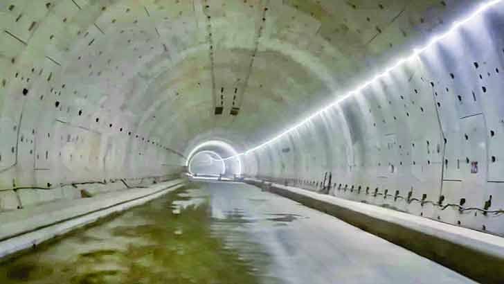 আগামীকাল বঙ্গবন্ধু টানেল প্রথম টিউবের উদ্বোধন