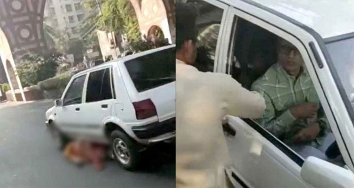 ঢাবিতে গাড়িচাপায় নারীর মৃত্যুর ঘটনায় সেই শিক্ষক গ্রেপ্তার