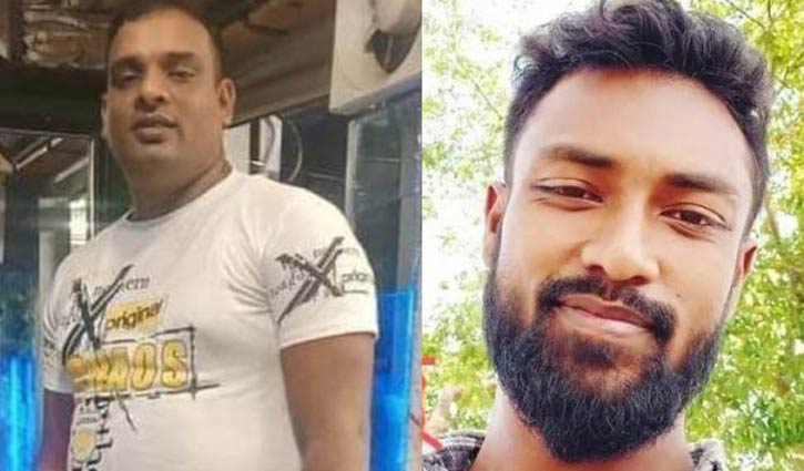 কাভার্ডভ্যানের ধাক্কায় ছিটকে পড়ে পিকআপের চাকায় পিষ্ট দুই বন্ধু