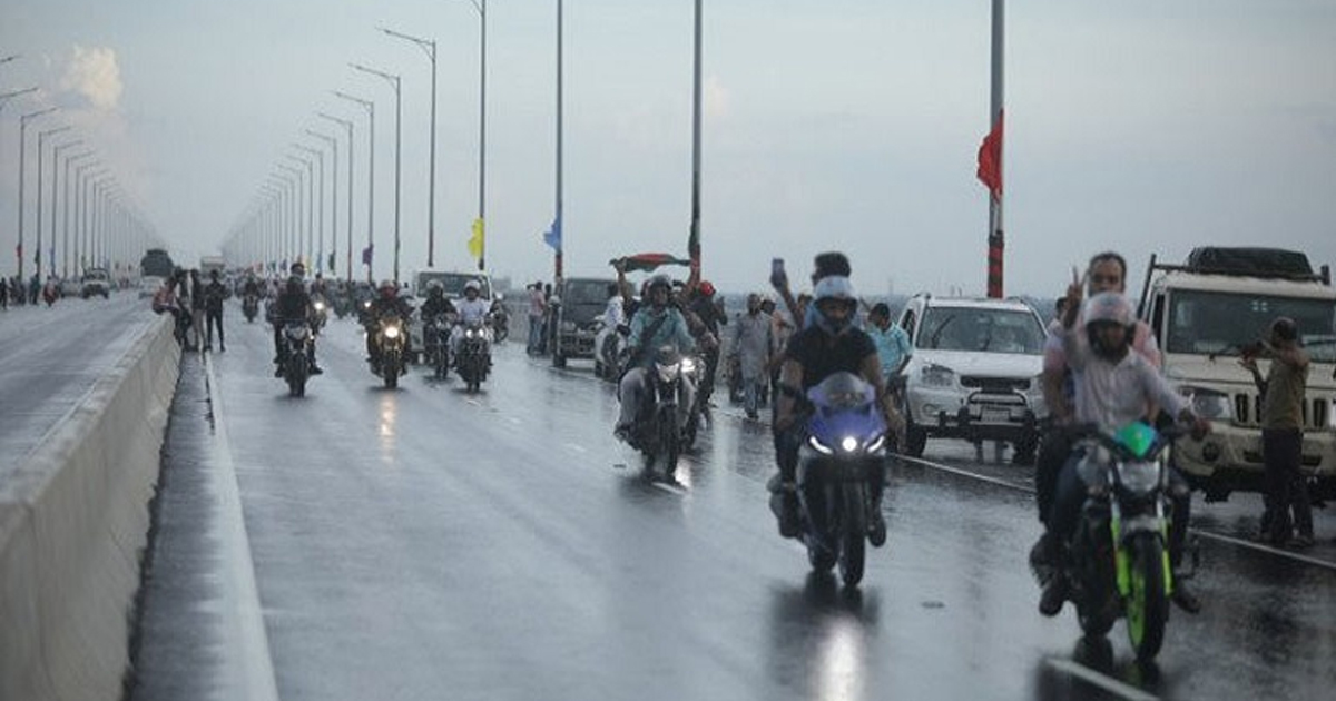 আজ থেকে পদ্মা সেতুতে মোটরসাইকেল চলাচল শুরু