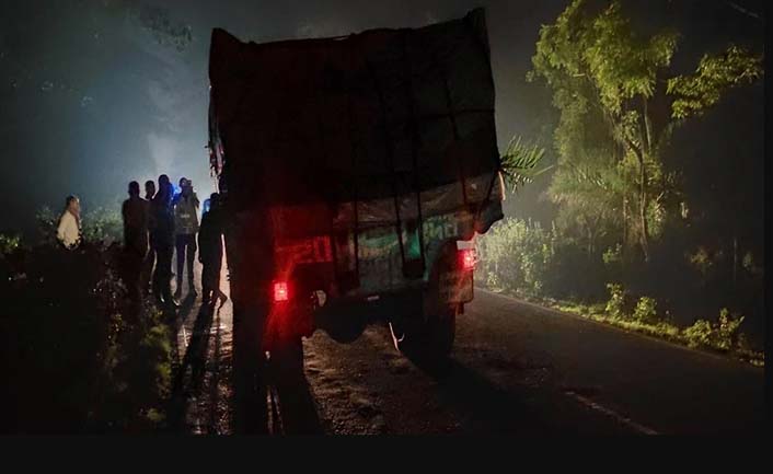 নাটোরে তারকাঁটার ফাঁদ পেতে ট্রাক ডাকাতির চেষ্টা