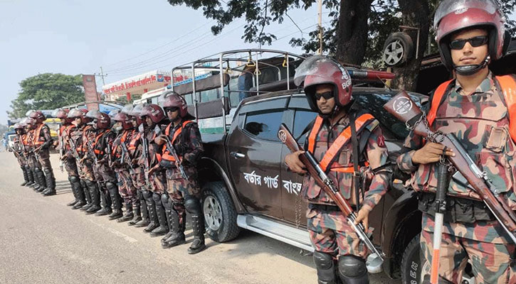 সারা দেশে ১৮১ প্লাটুন বিজিবি মোতায়েন