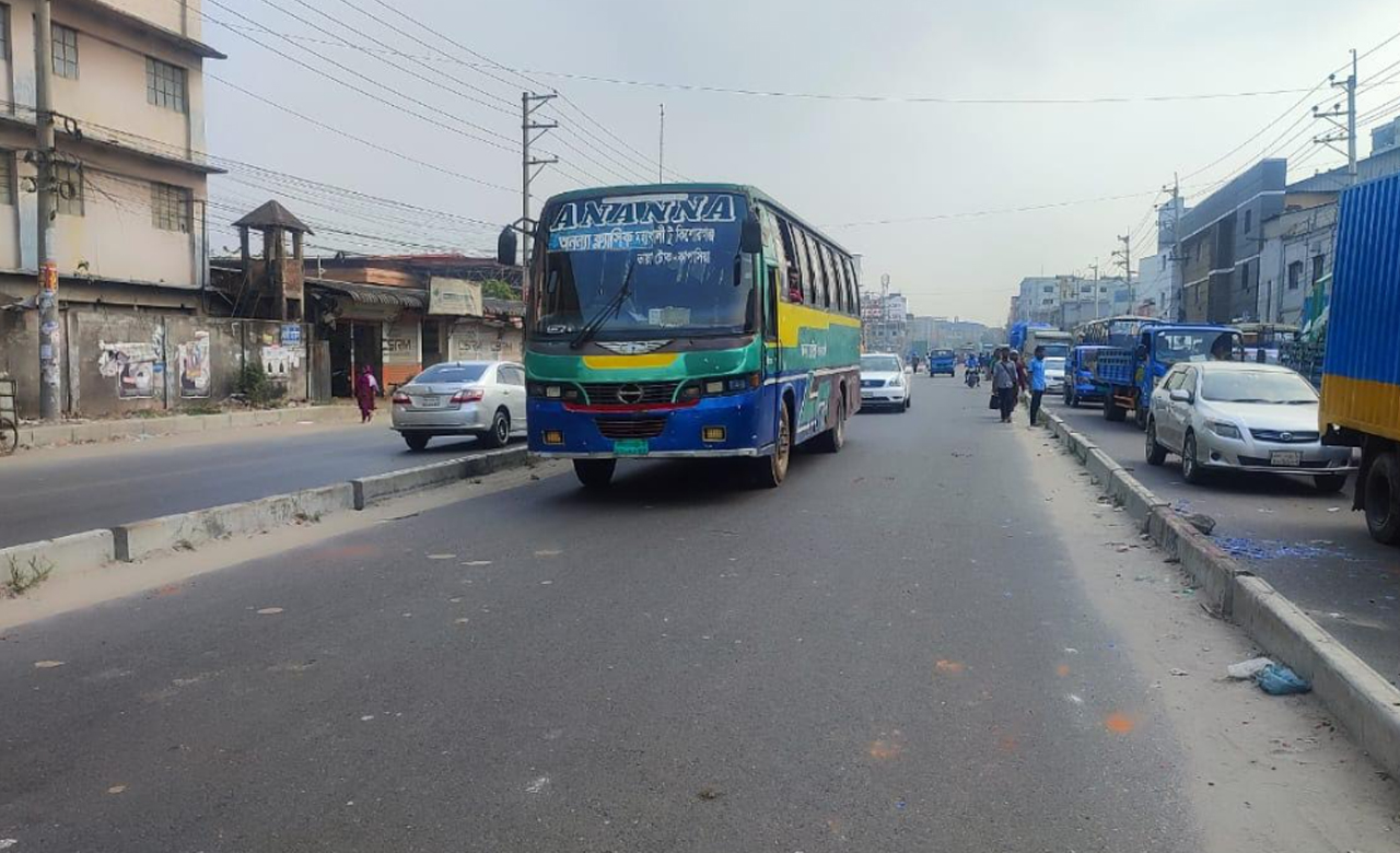 ঢাকা-ময়মনসিংহ মহাসড়কে যান চলাচল স্বাভাবিক