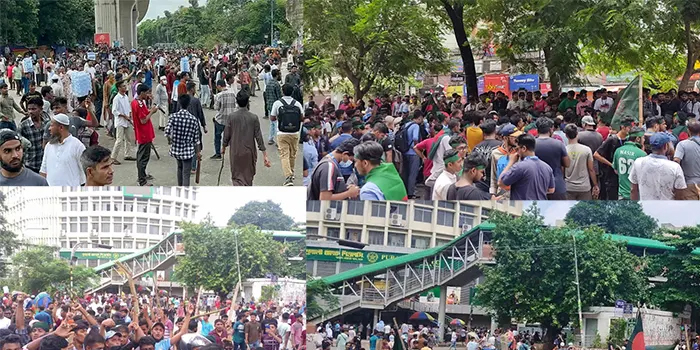 বিক্ষোভের নগরী ঢাকা