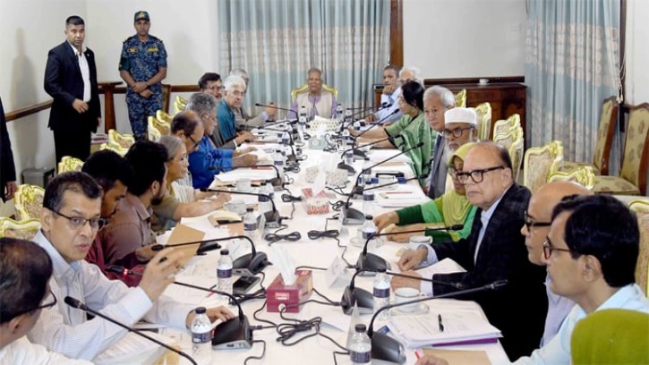 যমুনায় চলছে উপদেষ্টা পরিষদের বৈঠক