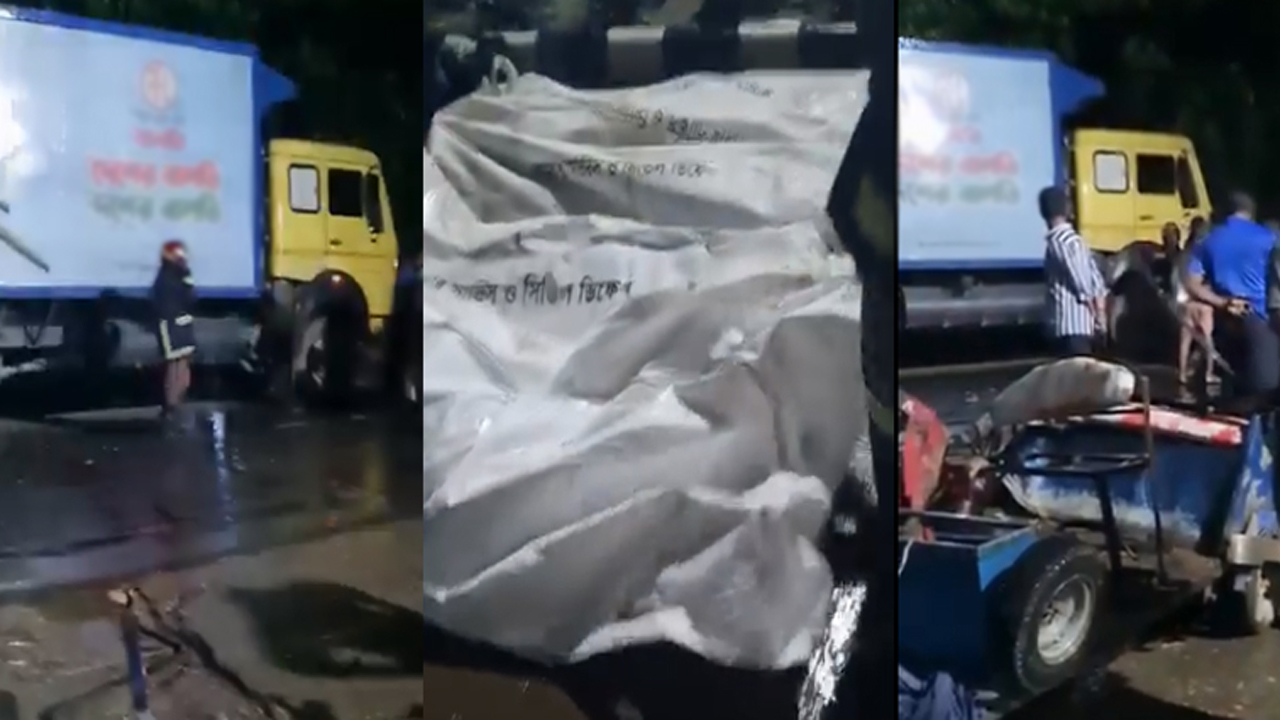 দাঁড়িয়ে থাকা কাভার্ডভ্যানে সিএনজির ধাক্কা, শিশুসহ নিহত ৫