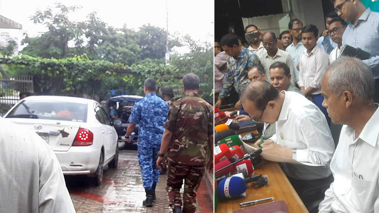 বিএমডব্লিউ রেখে বন্ধুর পুরাতন গাড়িতে ইসি ছড়লেন সিইসি