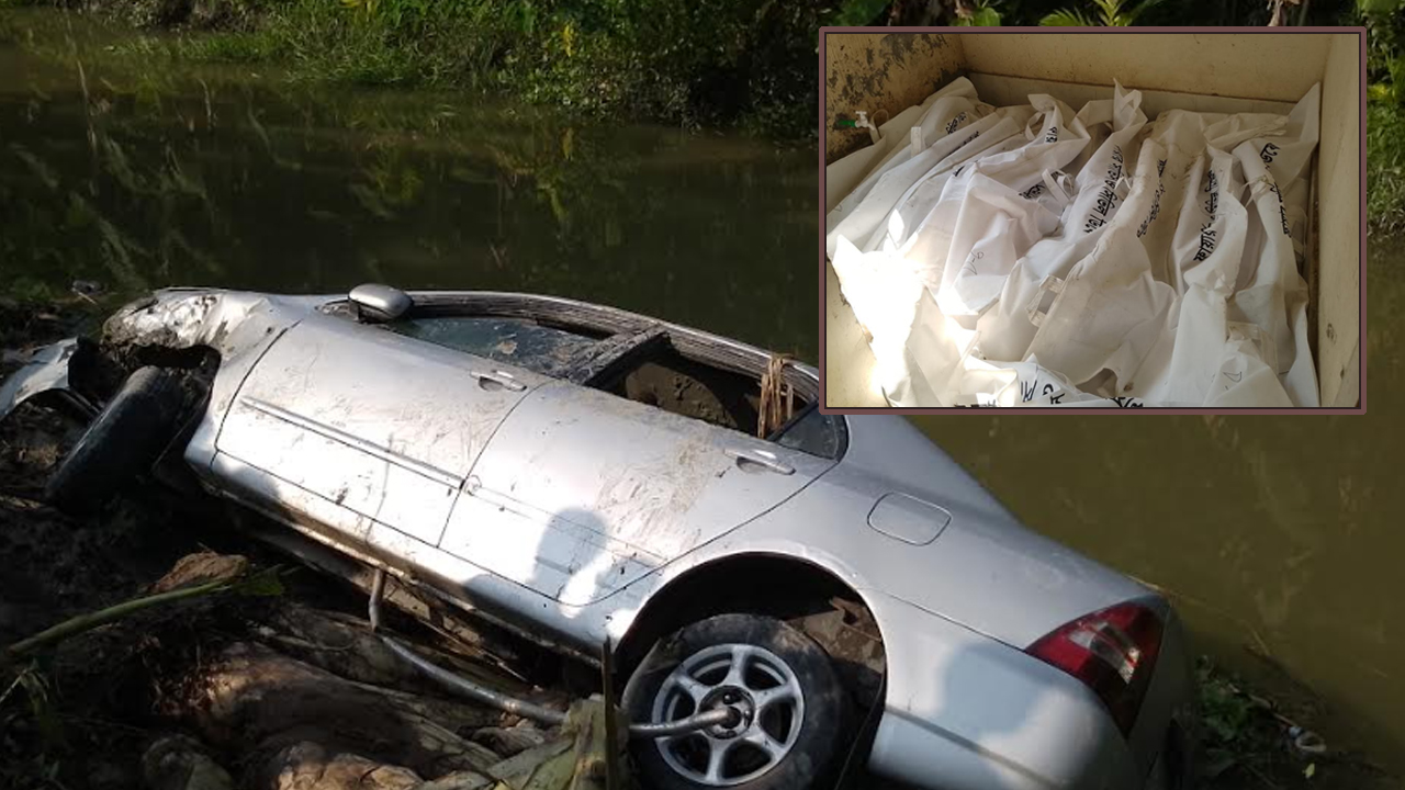 পিরোজপুরে প্রাইভেটকার খালে পড়ে ৮ জনের মৃত্যু 