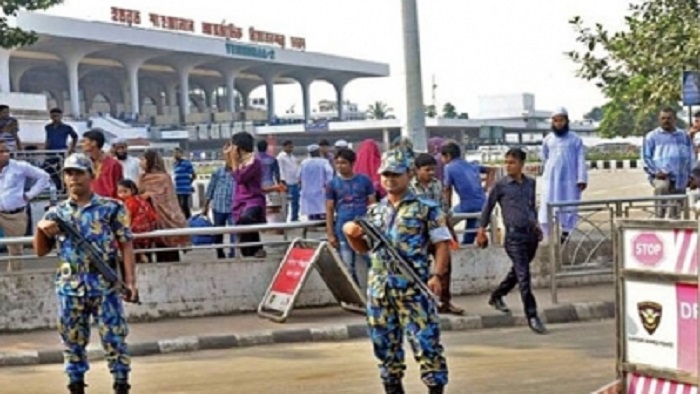 বিমানবন্দরের নিরাপত্তা জোরদার