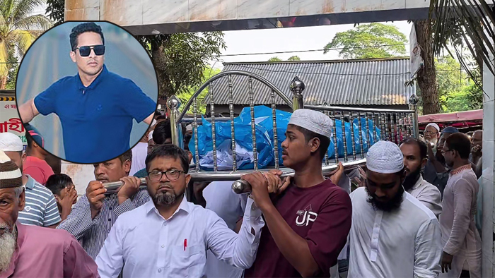 বিয়ারিং প্যাড পড়ে নিহত আবুল কালামের দাফন সম্পন্ন