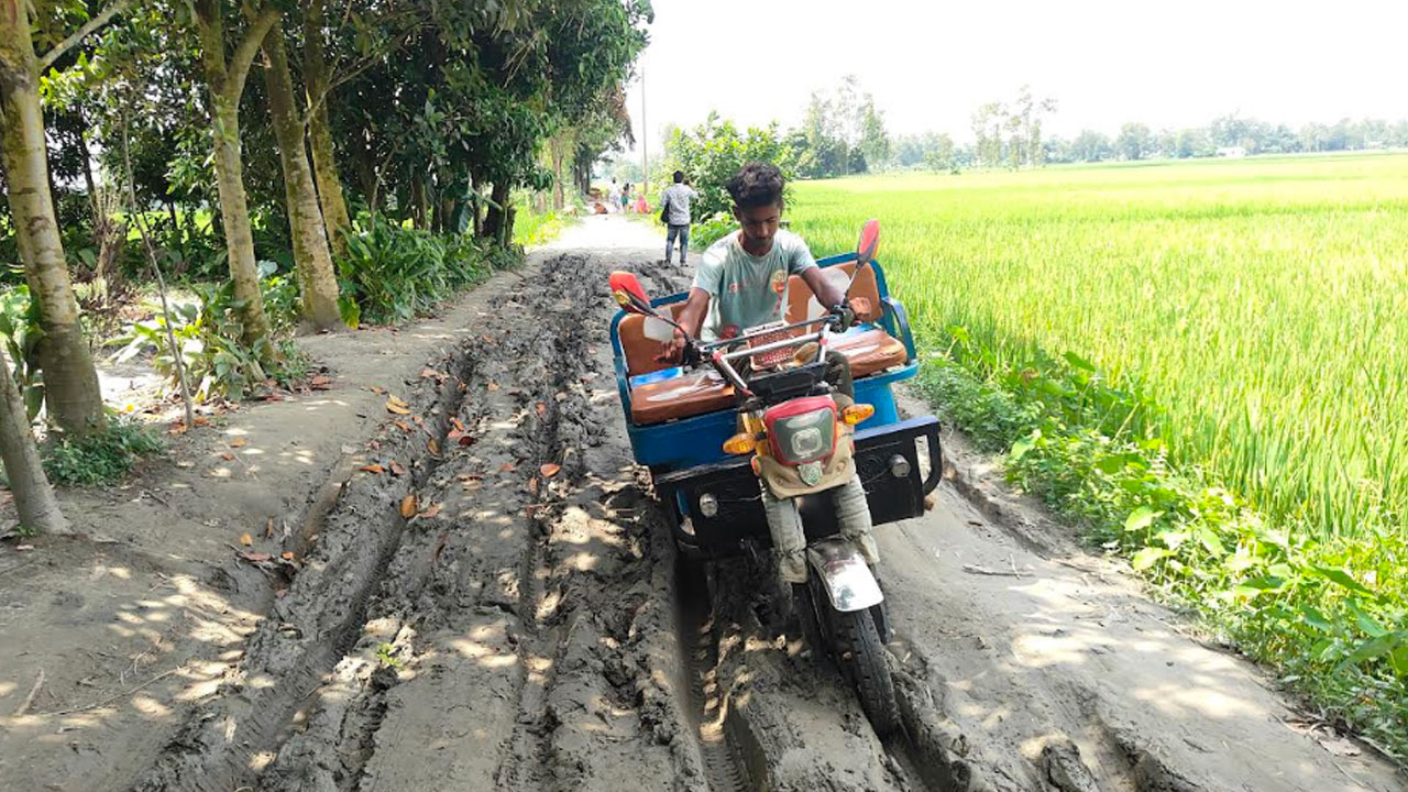 রাস্তার বেহাল দশায় হাসপাতালে পৌঁছানোর আগেই নবজাতকের মৃত্যু