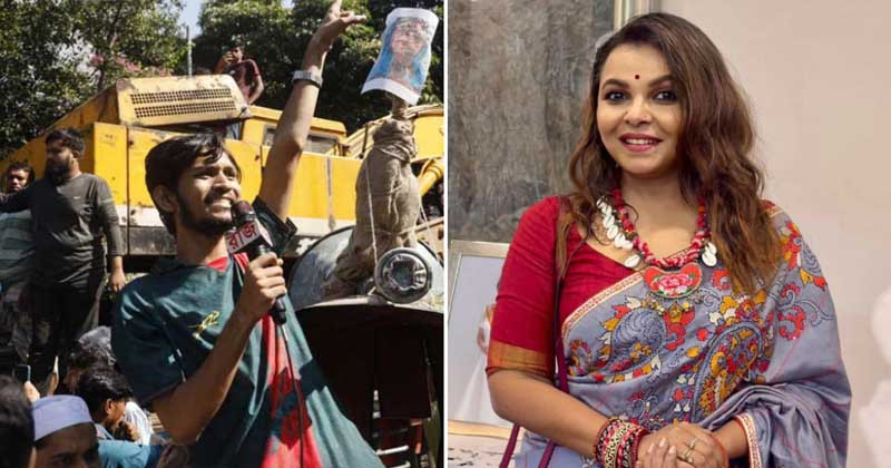 ৩২-এ যাওয়া দলকে রাজাকার মন্তব্য, ফ্যাসিস্ট দোসর শাওনের