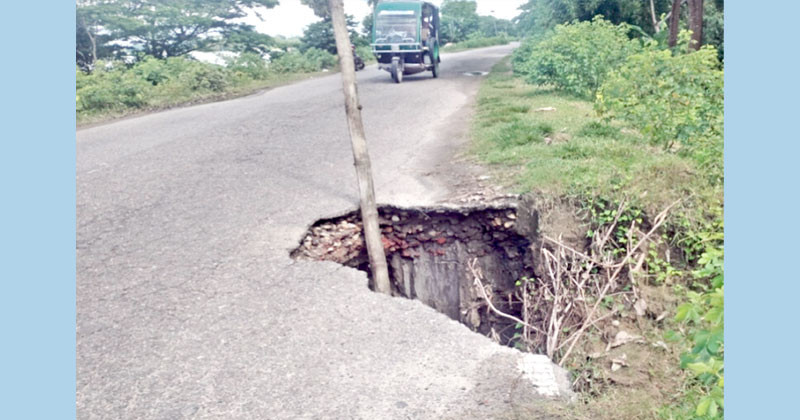 মেঘনা-ধনাগোদা বেড়িবাঁধ সড়ক দুর্ঘটনার রাজধানী