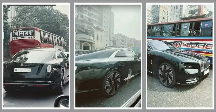ঢাকার রাস্তায় চলে টেসলা,রোলস–রয়েস,পোরশেসহ ২৫০০ বিলাসবহুল গাড়ি