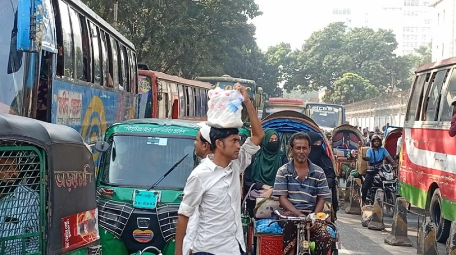 জামায়াতসহ ৮ দলের সমাবেশ ঘিরে রাজধানীতে তীব্র যানজট