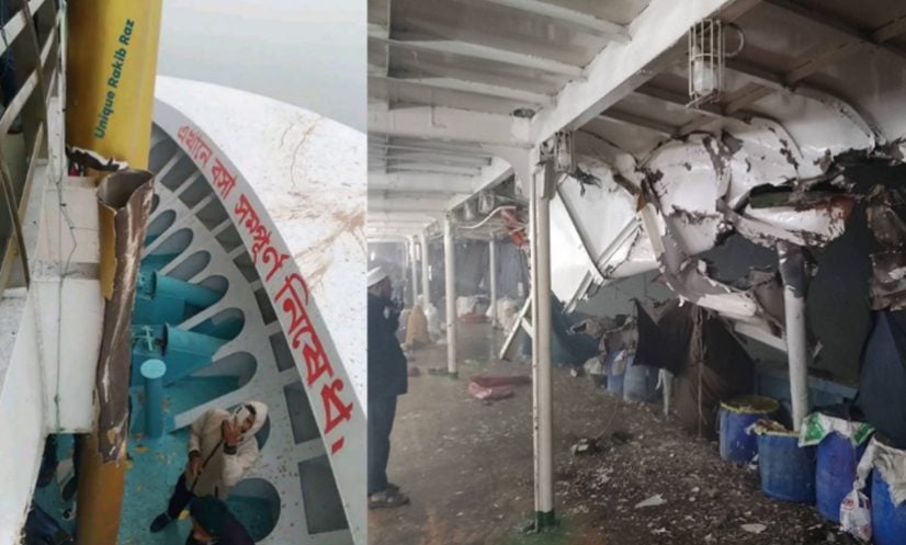 চাঁদপুরে মেঘনায় ২ লঞ্চের সংঘর্ষে নিহত ৮