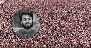 শহীদ ওসমান হাদীর জানাজায় জনসমুদ্র