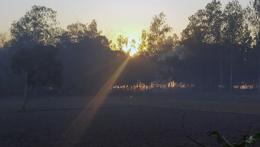 তেঁতুলিয়ায় আজও তাপমাত্রা ৯ ডিগ্রির ঘরে