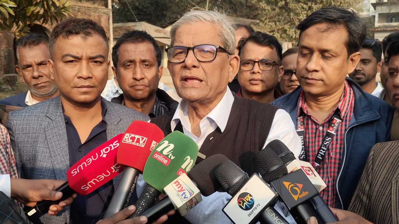 ঠাকুরগাঁও-১ আসনে বিশাল ভোটের ব্যবধানে মির্জা ফখরুলের জয়