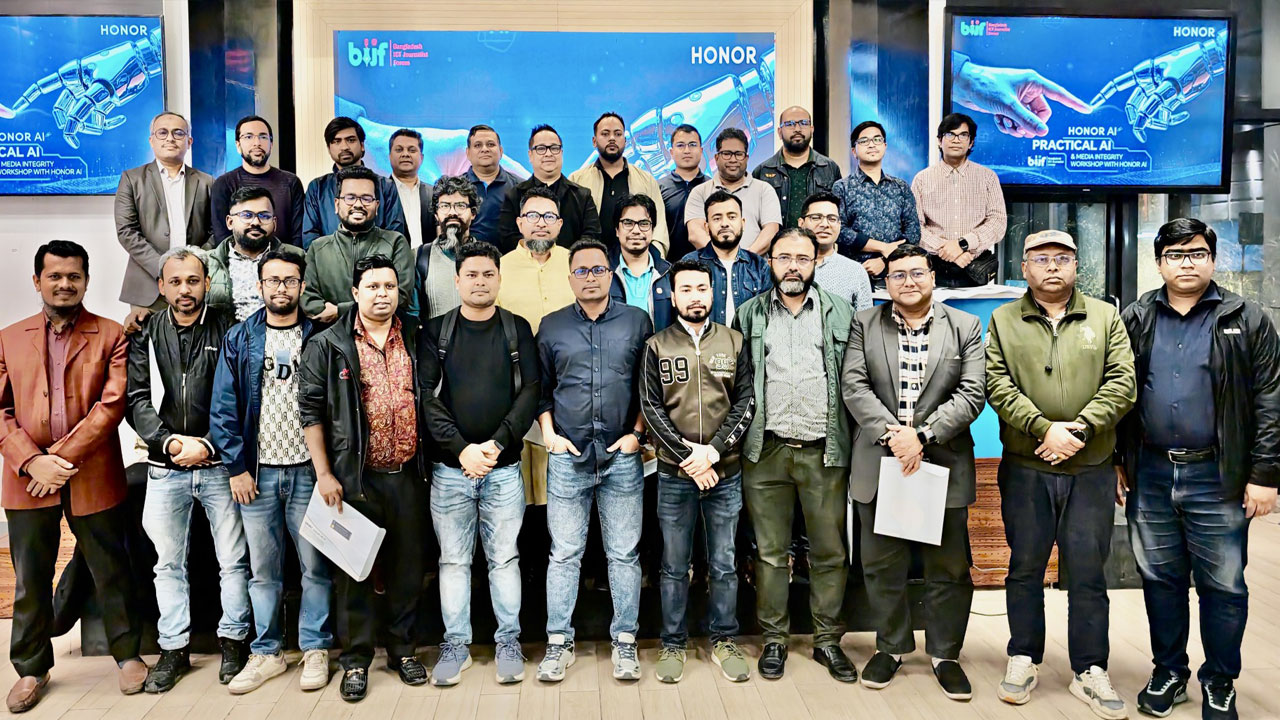 সাংবাদিকতায় এআইয়ের দায়িত্বশীল ব্যবহার নিয়ে বিআইজেএফ’র কর্মশালা অনুষ্ঠিত