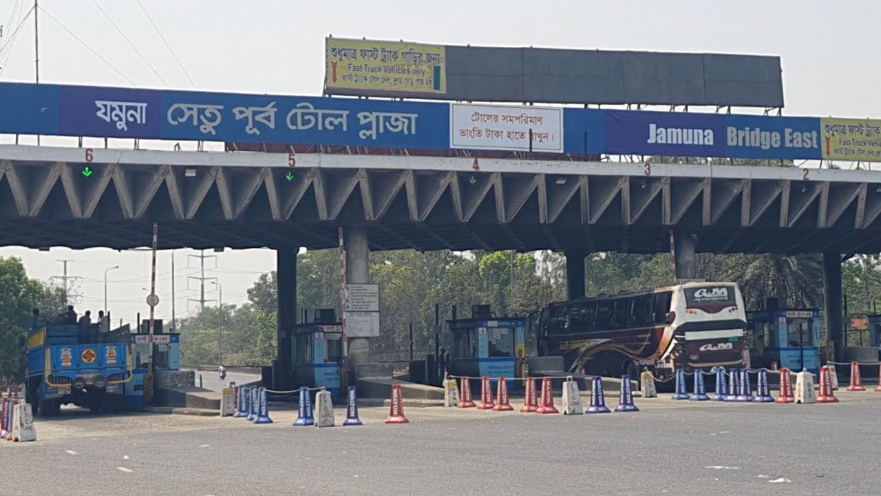 যমুনা সেতু দিয়ে ২৪ ঘণ্টায় ৩৬ হাজার যানবাহন পারাপার