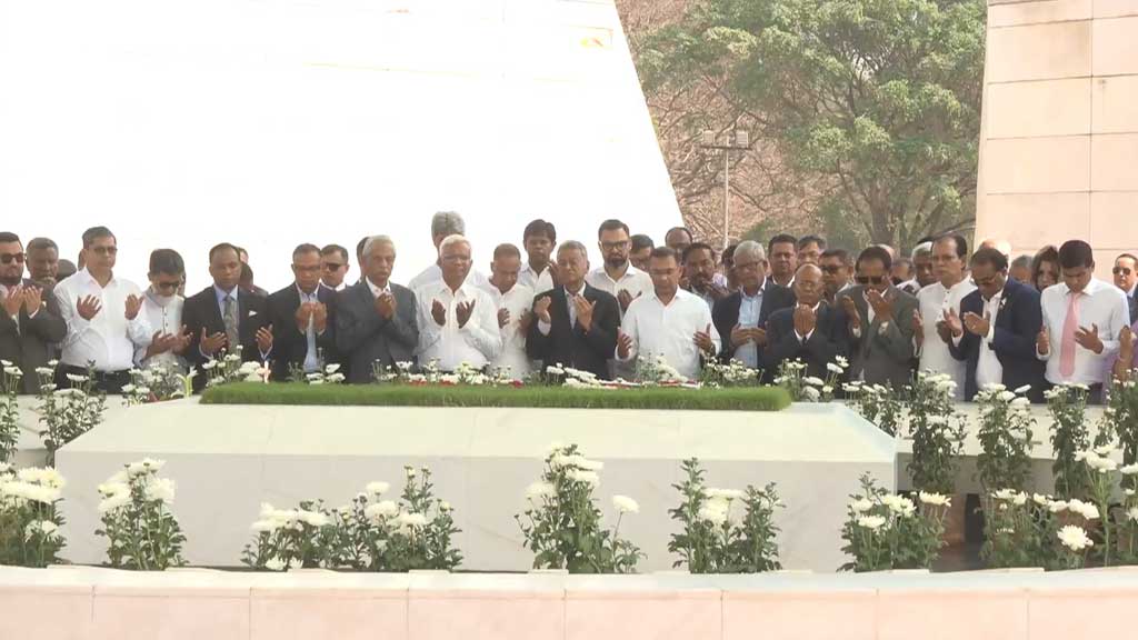 জিয়া ও খালেদার সমাধিতে শ্রদ্ধা মন্ত্রিসভার