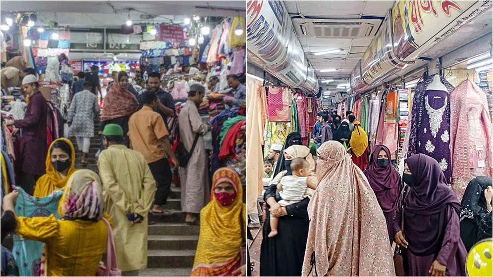 জমে উঠেছে ঈদের বাজার,সক্রিয় অসাধু চক্র