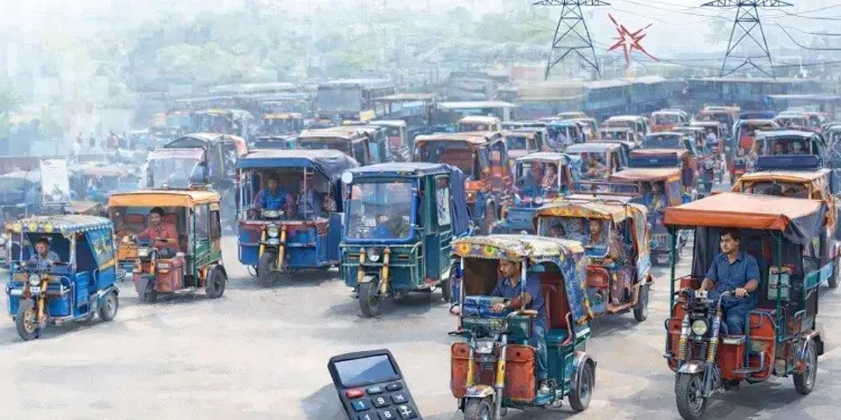 শুধু যশোরেই দৈনিক ১৫০০ মেগাওয়াট বিদ্যুৎ গিলছে ইজিবাইক-রিকশা