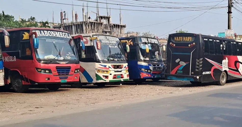 চাঁপাইনবাবগঞ্জে ধর্মঘট প্রত্যাহার,বাস চলাচল শুরু