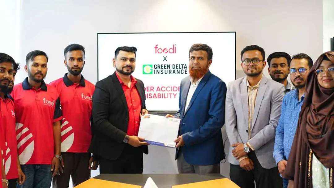 ফুডির ১৫০০ রাইডারের জন্য বিনামূল্যে দুর্ঘটনা বীমা সুবিধা চালু