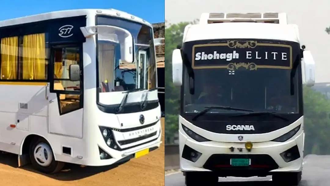 এসি বাসে ইমার্জেন্সি ডোর,নন-এসির রড অপসারণের নির্দেশ