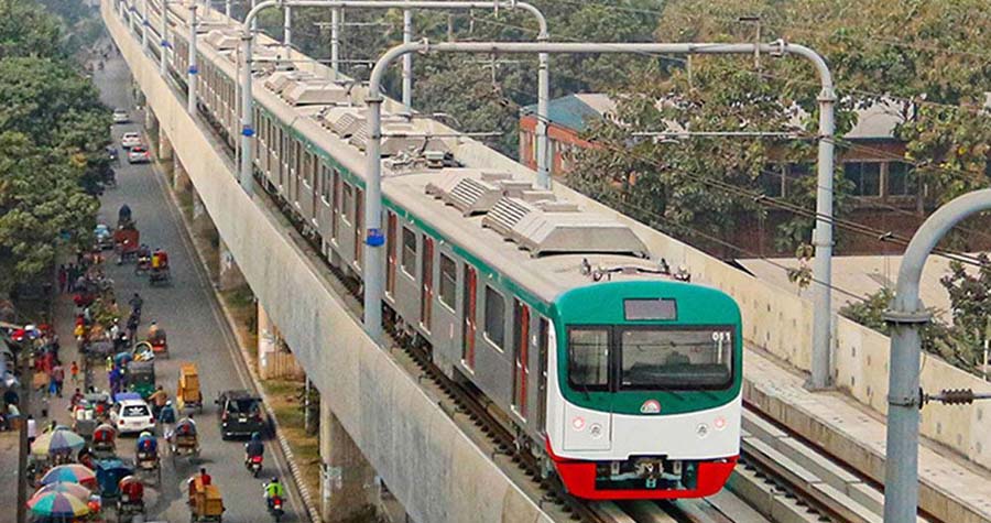 ১৫ মিনিট বন্ধ থাকার পর মেট্রোরেলের চলাচল আবারও শুরু