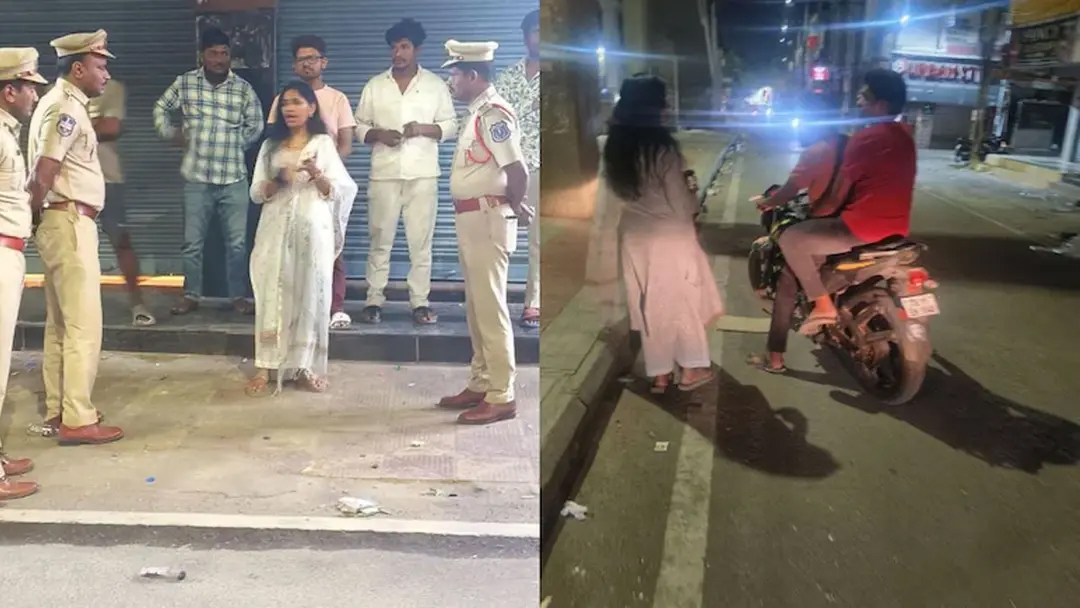 ছদ্মবেশে মধ্যরাতে রাস্তায় একা নারী পুলিশ,৪০ জন পুরুষের হেনস্তার চেষ্টা