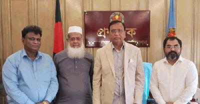 যানজট-জলাবদ্ধতা নিরসনে ডিএসসিসি প্রশাসকের সঙ্গে আইডিইবি নেতাদের বৈঠক